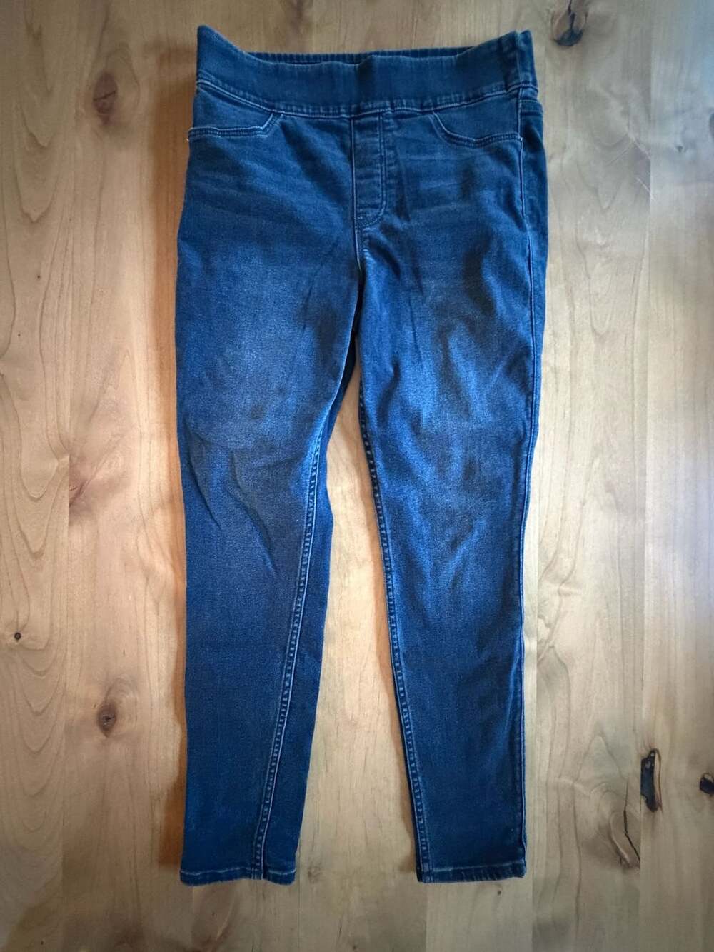 Old Navy Rockstar Super Skinny Jeggings Size 8 Blue